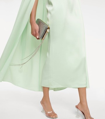 Alex Perry Beckett satin crêpe midi dress