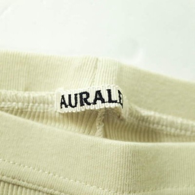 AURALEE アイボリー ハイゲージリブレギンス サイズ1 AURALEE アイボリー ハイゲージリブレギンス サイズ1