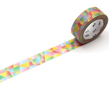 mt Deco 和紙膠帶 / 漸變多邊形 - 明色 (MT01D482) / 2021SS
