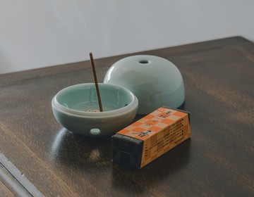 京香爐 青瓷香爐 【松榮堂 京香爐系列】絕版品 2024年12月停產