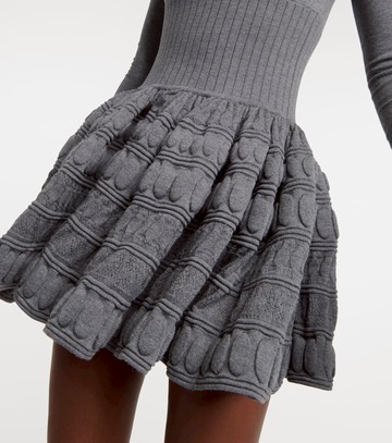 Alaïa Wool-blend minidress