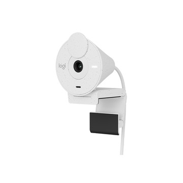 Logitech BRIO 300網路攝影機/視訊鏡頭/視訊攝影機 - 珍珠白