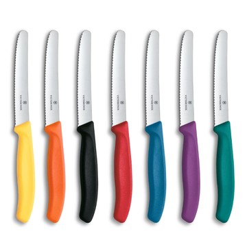 瑞士 維氏Victorinox Swiss Classic 經典番茄刀/鋸齒削皮刀 蔬果刀 番茄刀 水果刀 1入現貨 全館499超取免運｜滿額領券最高現折$200⚡保養 美妝 品牌香氛 【心心哈德】