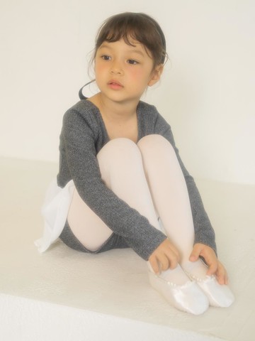 Ballet Separable Chiffon Dress [Charcoal]