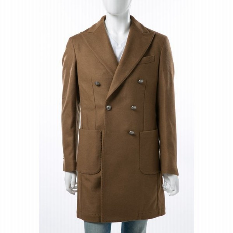 ハイドロゲン コート チェスターコート 6つボタン ダブル メンズ ブラウン Hyd大量入荷 Hydrogen 通販 Lineポイント最大0 5 Get Lineショッピング