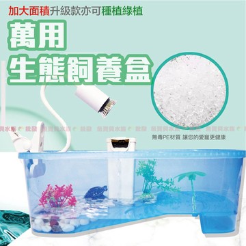 破損包賠【快速換水✨烏龜生態飼養盒】烏龜飼養盒 烏龜飼養缸 曬背台 烏龜缸 龜缸 飼養箱 兩棲 爬蟲 水龜盒 魚缸 水族