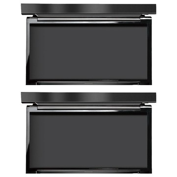 Solone 台灣公司貨 彩妝收納盒 8格  2個  銀河黑  107 x 60 x 13mm