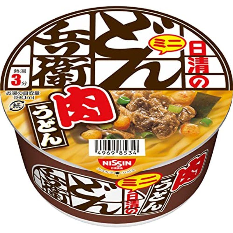 日清のどん兵衛 肉うどんミニ 40g×12個