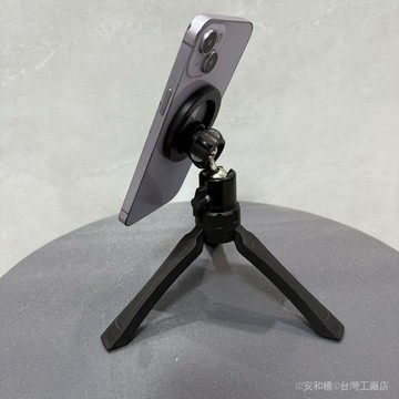 台灣發貨✅手機支架桌麵直播主播懶人折疊三腳架手持多功能桌上磁吸手機支夾 I 2 G 8