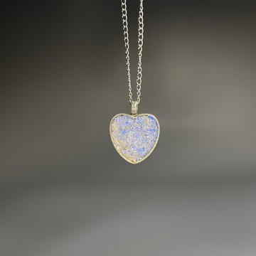 牡羊座月光石心形項鍊 – 四月誕生石禮物