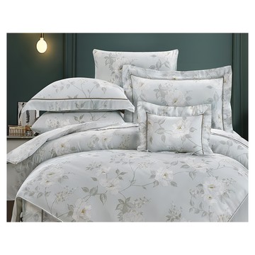 貝淇小舖 100支銀離子雙人床包兩用被4件組 100%天絲  翡冷翠  床包188 x 152cm + 被套212 x 182cm + 枕套75 x 47cm  床包+被套+枕套組