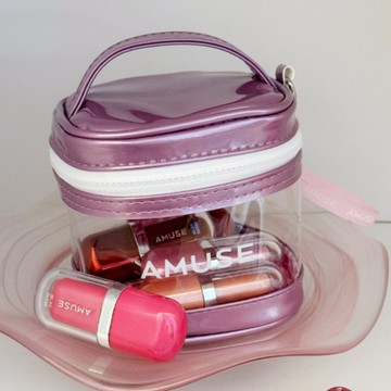 【AMUSE】時髦透明多功能化妝包