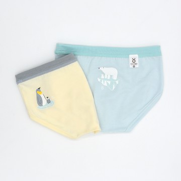 minihope美好的親子生活-地球暖化男童三角褲(2件組)