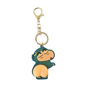 Miravivi 蠟筆小新 造型QQ紓壓鑰匙圈 PVC材質 17x5.2x1.5cm  1個  多色