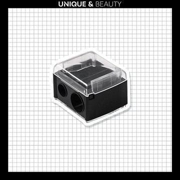 U&B░ 台灣現貨｜雙孔削筆器 削筆器 化妝筆削筆器 眉筆眼線筆唇線筆修容筆削筆器 化妝工具