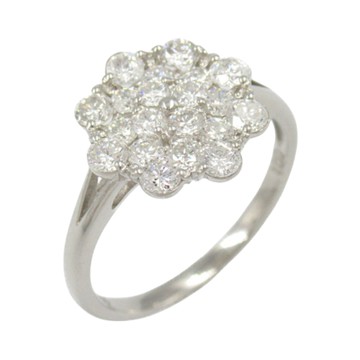 【二手名牌BRAND OFF】JEWELRY 無品牌珠寶 Pt900鉑金 1.00ct鑽石 戒指