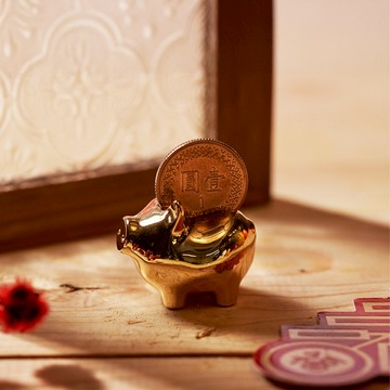 招財金豬 叄 22K金