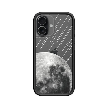 iPhone 17 Mod NX -邊框背蓋組合 (相機按鈕) 黑 - Classics - 星際風-月球流星雨