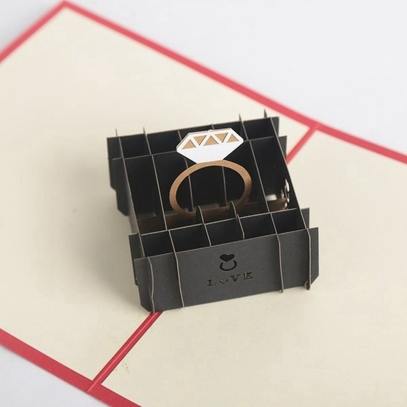 グリーティングカード 誕生日 記念日 結婚 カード 3d メッセージカード バースデー お祝い プロポーズ 指輪 通販 Lineポイント最大get Lineショッピング