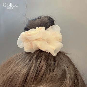【Gulicc】古莉可 髮圈 韓國 雪紡 雙層 大腸髮圈