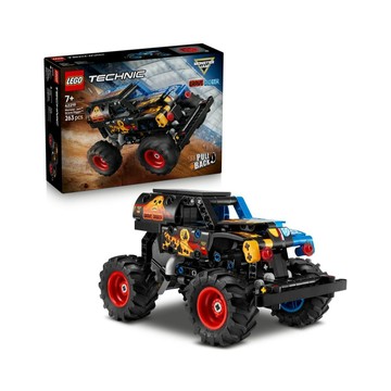 LEGO 科技系列 42219 Monster Jam Grave Digger 火與冰(積木 玩具 怪獸卡車 迴力車玩具)