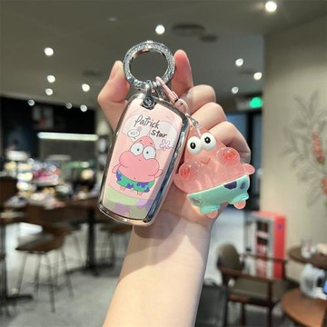 適用寶馬車鑰匙套3系5系1系扣x1 x2 x3 x5 x6包刀鋒525 530卡通殼