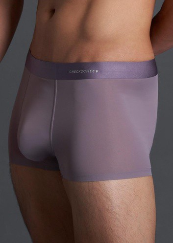 高彈裸感冰絲四角褲