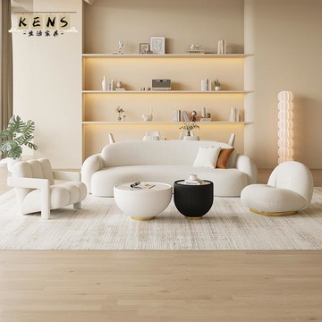 工廠直銷 沙發 沙發床 接待沙發 可開發票 美容院服裝店會客休息區奶油風弧形沙發酒店商務會所辦公室沙發椅全館折扣/店長優選k553