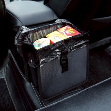 汽車折疊收納箱 掛式垃圾桶 車用置物箱 置物桶 車用垃圾桶 收納桶 摺疊桶 汽車百貨 車用品【CX0126】普特汽車精品