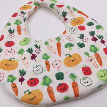蔬果多多頭好壯壯圍兜 二重紗 口水巾 設計款 彌月禮