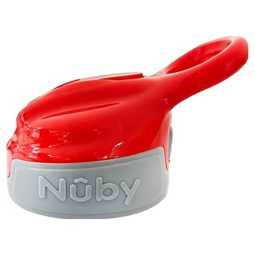 Nuby 上蓋配件 不銹鋼真空隨行杯 不含鴨嘴  太空冒險 紅色  300ml  1個