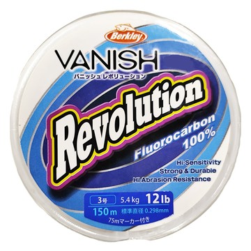Berkley 貝克力 VANISH Revolution JVR 150 釣線 碳纖線  直徑0.298mm   透明  1盒