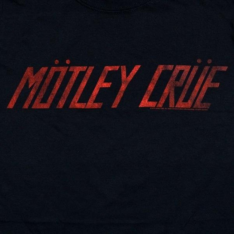 MOTLEY CRUE モトリークルー Distress Logo Tシャツ | LINEショッピング