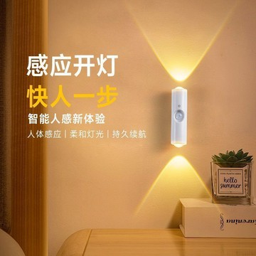 【台灣現貨】磁吸感應小夜燈 貓眼燈 人體感應燈 led type c 床頭燈 led燈 壁燈 磁吸燈 質感夜燈 觸控燈