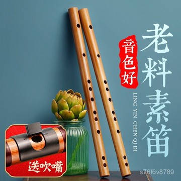 獨家🔥竹笛 笛子 苦竹笛 吹奏樂器 笛子樂器 民族樂器 笛子樂器初學竹笛綠色橫笛學生零基礎苦竹演奏G調入門新款