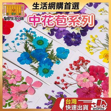 中花苞系列  壓花 真花壓花 壓花書籤 壓花材料包 乾燥花書籤 乾燥壓花 書籤DIY 押花 壓花材料 壓花DIY 滴膠