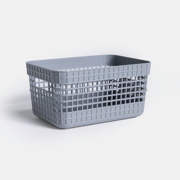 巴西OU Grid收納籃 S 灰