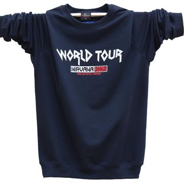 青少年春季運動服 長袖t恤男初中生韓版潮流t 高中生純棉男裝上衣