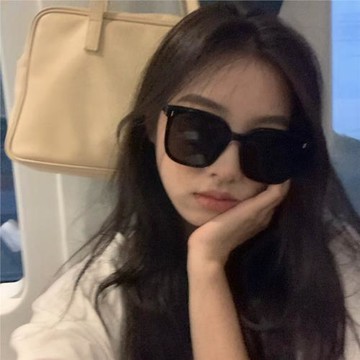大框顯臉小太陽眼鏡高級感時尚復古韓版大臉顯瘦墨鏡女潮
