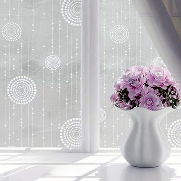 德利生活 玻璃貼 300 x 90cm 靜電吸附 防紫外線 保護隱私  1個  一廉幽夢