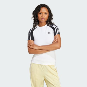 Adidas 愛迪達 3s Slim Tee JD0834 女 T恤 運動上衣 休閒短袖 白 黑 亞版