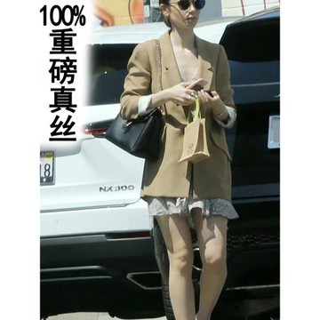 40姆米真絲小西裝外套女2022秋季新款桑蠶絲薄款西服秋中長款上衣