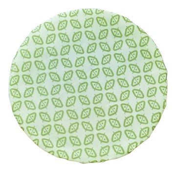 ZEN ZHOU 仁舟淨塑 蜂蠟布保鮮罩 抗菌保鮮 可重複使用  綠色  L(26cm)  1個