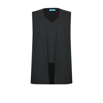 防紫外線及速乾處理無袖休閒上衣/黑色 | 5124146199