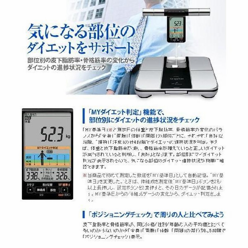 体重計 オムロン 体重体組成計 カラダスキャン HBF-701 (送料無料
