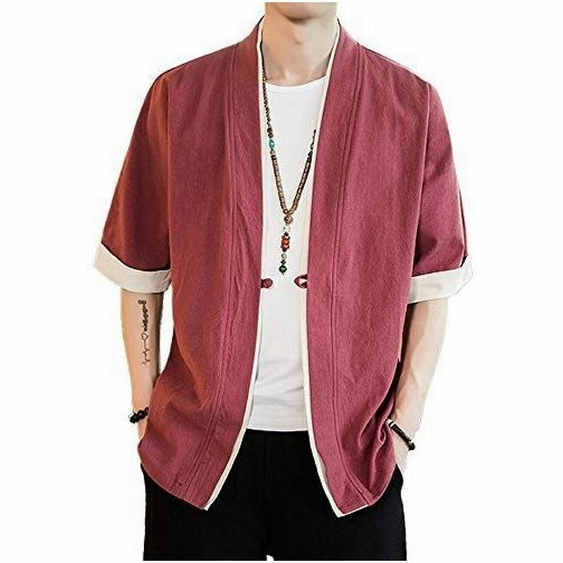 メンズ カーディガン おしゃれ 五分袖 大きいサイズ 夏服 メンズ 和式パーカー 五分袖 棉麻 大きいサイズ コート 無地 和風 羽織 一つ 通販 Lineポイント最大get Lineショッピング
