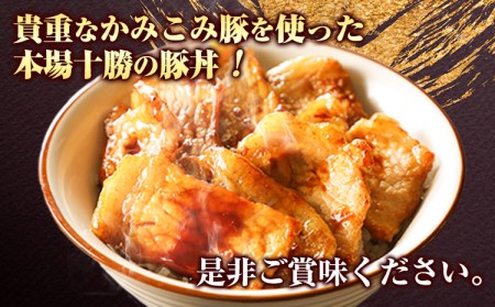 「かみこみ豚」豚丼セット 6パック(900g)篠原精肉店《60日以内に順次出荷(土日祝除く)》北海道 本別町 豚 肉 豚丼 かみこみ丼 丼 どんぶり 送料無料