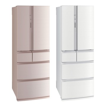 MITSUBISHI 三菱 MR-JX53C 525公升 六門變頻冰箱絹絲白