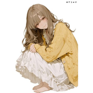 【8 月新款】07-139-0094 人物貼紙 簡約夏日女子