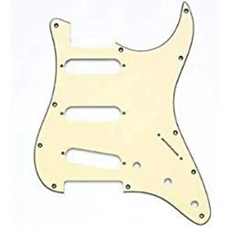 ALLPARTS ギター用ピックガード Vintage Cream Pickguard for Stratocaster PG-0552-048